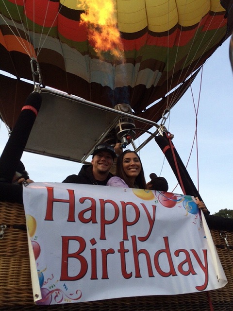 Hot air balloon rides shop for birthdays